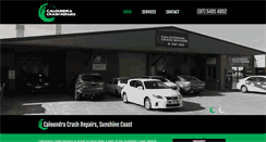 Desktop Screenshot of caloundracrashrepairs.com.au